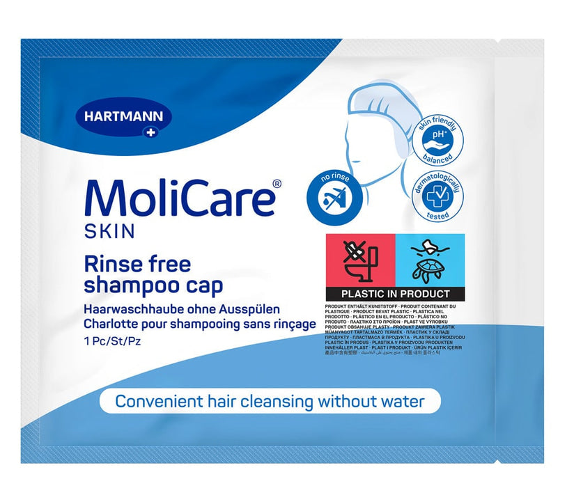 MoliCare Skin Rinse free shampoo cap