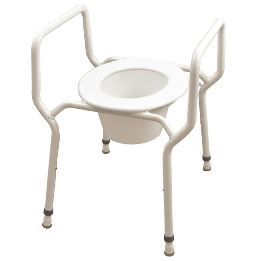 Heavy Duty Over Toilet Frame with Seat Flap image 0