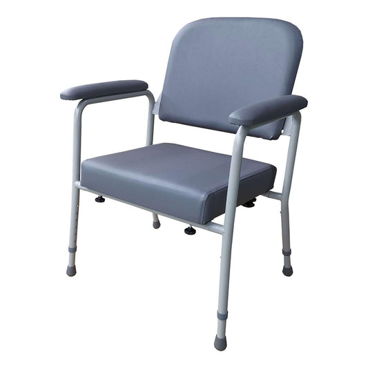 Utility Chair Height & Width Adjustable K/D - Greystone image 0