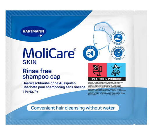 MoliCare Skin Rinse free shampoo cap