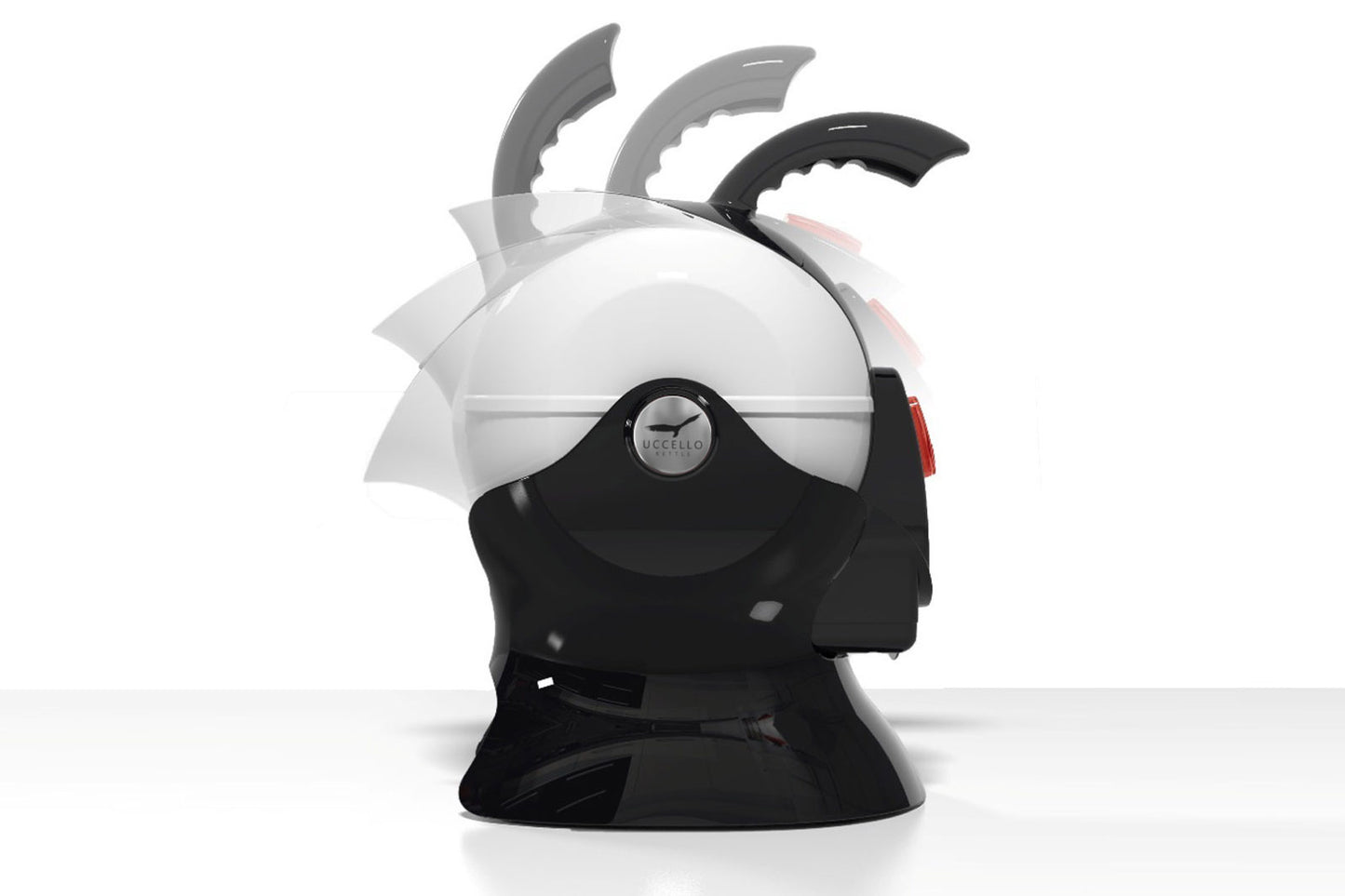 Uccello Tipping Kettle Black And White image 0