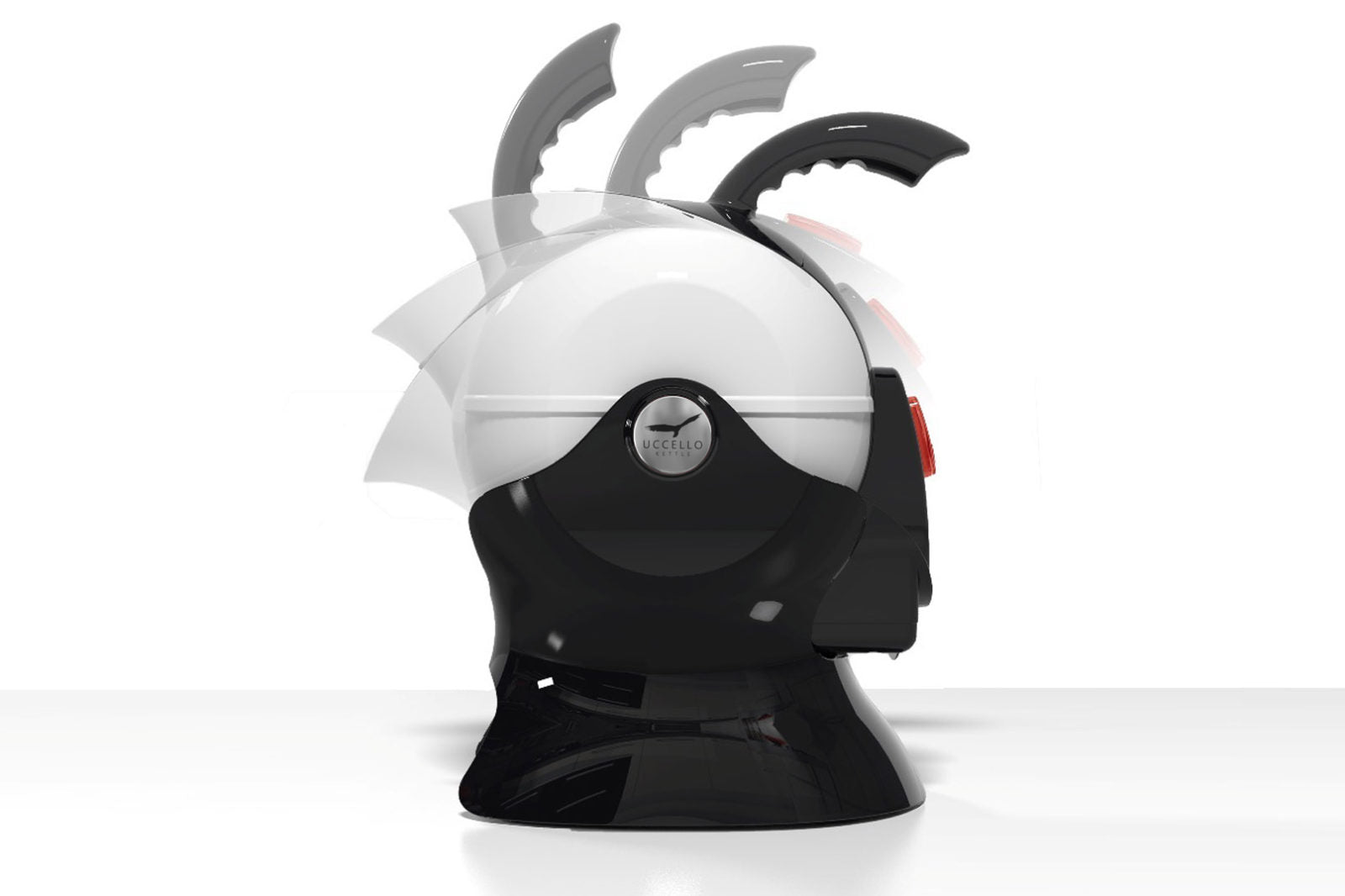 Uccello Tipping Kettle Black And White image 0