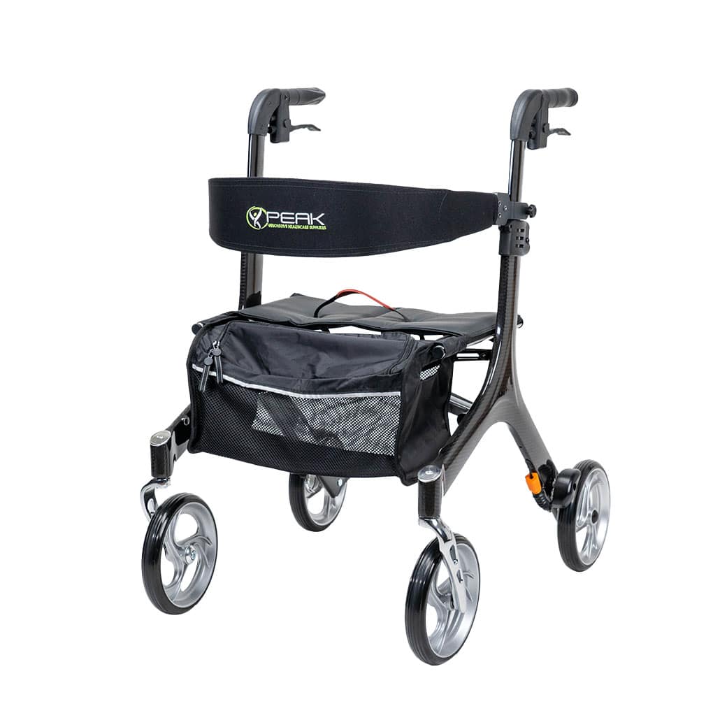 Ellipse SuperLite Carbon Fibre Rollator Black image 0