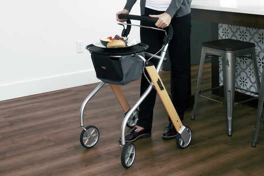 Let's Go Indoor Walker - Wood/Beach image 1