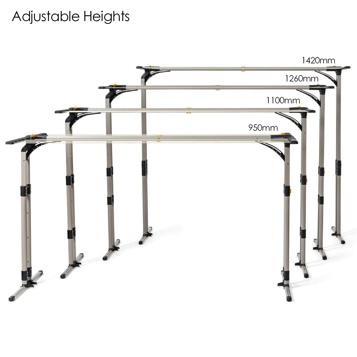 Aspire Eco Dry Clothes Line - Height Adjustable