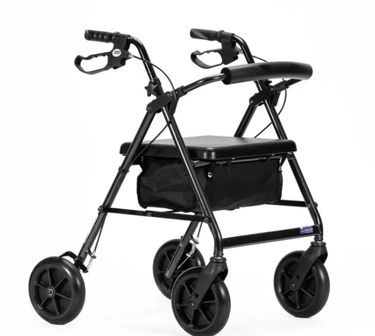 Deluxe Lawn Bowls Seat Walker 8" Charcoal