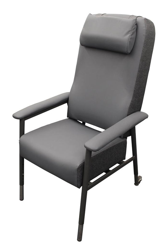 Fusion High Back Pressure Chair Charcoal image 0