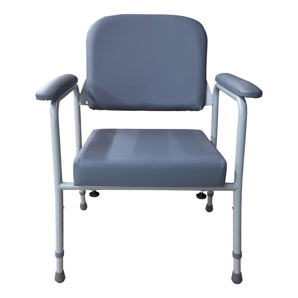 Utility Chair Height & Width Adjustable K/D - Greystone image 2